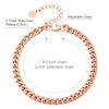 KRKC Adjustable Beach Anklet Foot Jewelry Set Handmade Delicate Anklets for Women Girls 14K Gold Layered Ankle Bracelets Chains