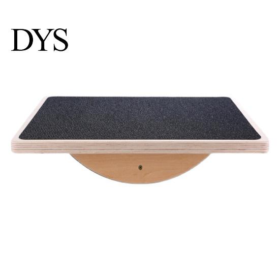 Men Balance Board Wooden Rectangle Yoga Adults Stability Core Strength Wobble Training Physical Therapy Anti Slip Rocker