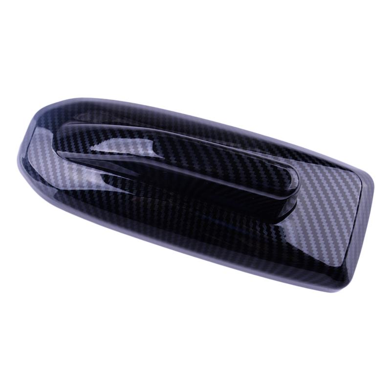 Carbon Fiber Style Roof Antenna Shark Fin Modeling Cover Trim Decoration ABS Fit for Chevrolet Silverado GMC Sierra YUKON +