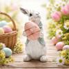 Resin Resin Rabbit Decoration Hand-Painted Cartoon Rabbit Statue  Carrot Egg Decoration