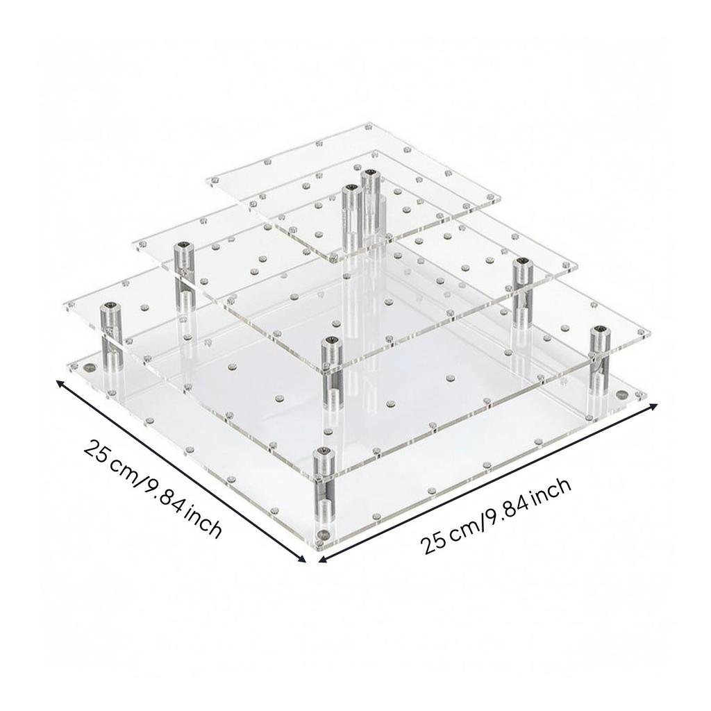 56 Hole Sucker Display Stand Elegant Holder Tiered for Home Entertaining