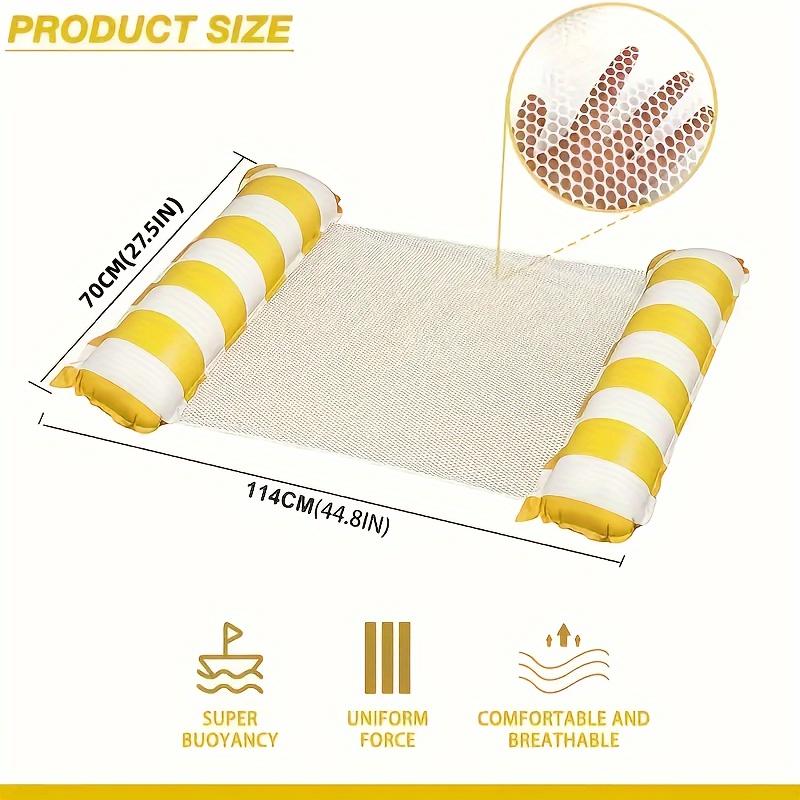 Hamac portabil 4 în 1 pentru piscină - Perfect pentru călătorii și petreceri la piscină - Scaun multifuncțional cu design plutitor