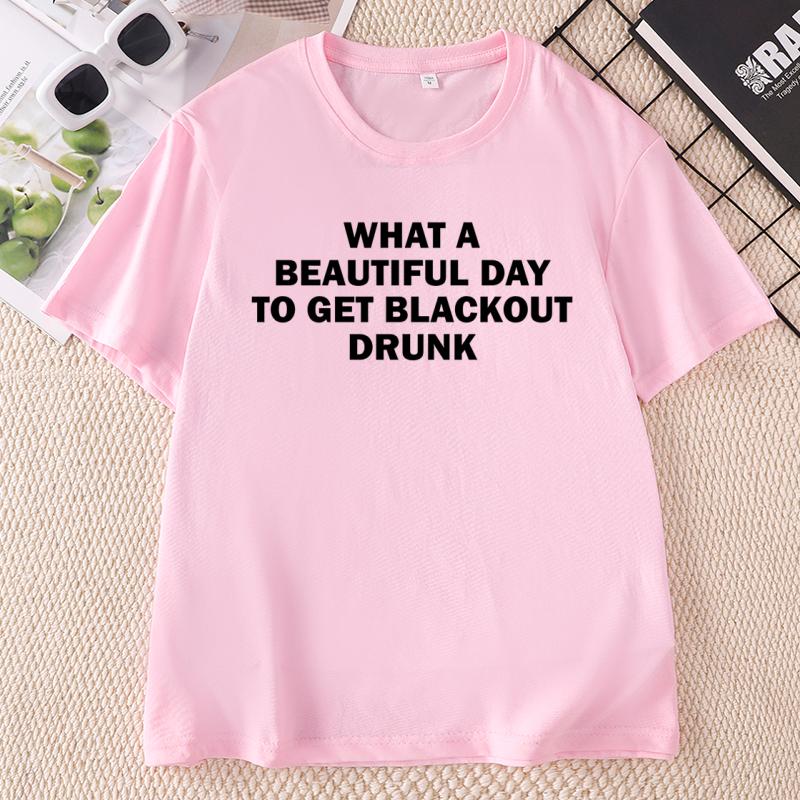 Cotton Alcoholic Beer TShirt Unisex Unisex Humor Short Sleeve TShirts Funny Round Neck Printed Tshirt Unisex Summer Drunk Tees