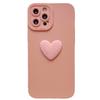 Applicable To IPhone15 Mobile Phone Case Fashion 13 Love Matte 14 Promax Apple 16 Protective Case Solid Color