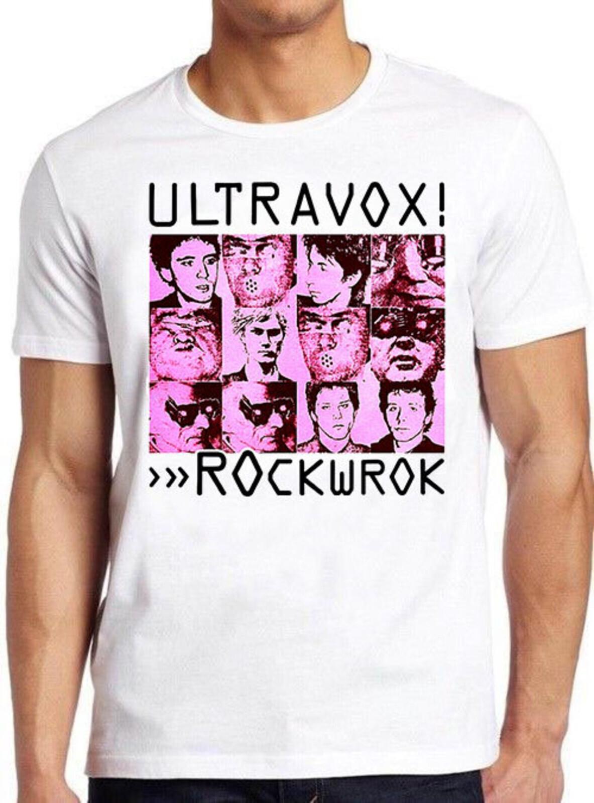 Ultravox Rockwrok New Wave Pop Retro Cool Top Gift Tee T Shirt 1268 XL
