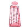 Wireless Bluetooth Keyboard and Mouse Combo 2.4G Dual Mode 85 Key Round Keycaps Keyboard Support for Windows