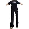Cleanfit Black Pants Men's Spring and Summer Trend Casual Pants Magila Pants Straight Down Vibe Micro-pull Pants