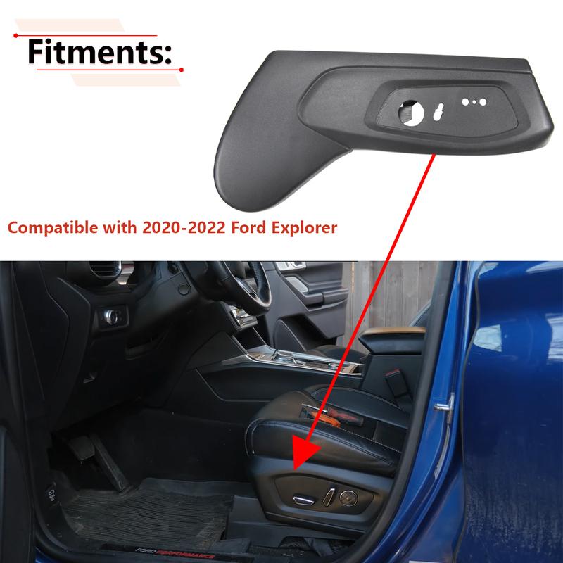 Car Seat Track Trim Cover Left Driver Side For Ford Explorer    Seat Shield Panel Bezel