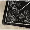 Used Vintage Ras Brown Bandana Tattoo Studio Yamada Ren Scarf Harley Motorcycle