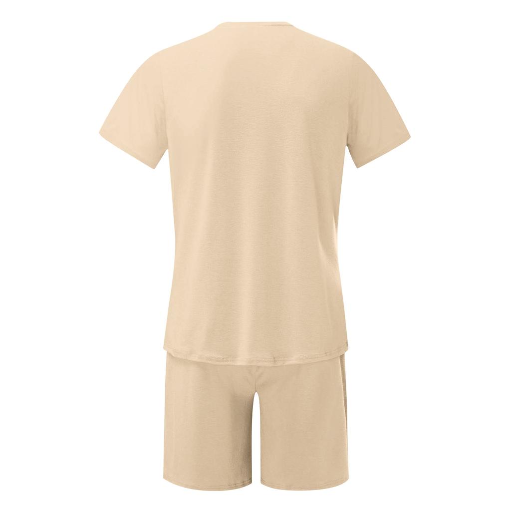 Summer Men's Short Sleeved Shorts Men's Sports And Leisure Trend Set