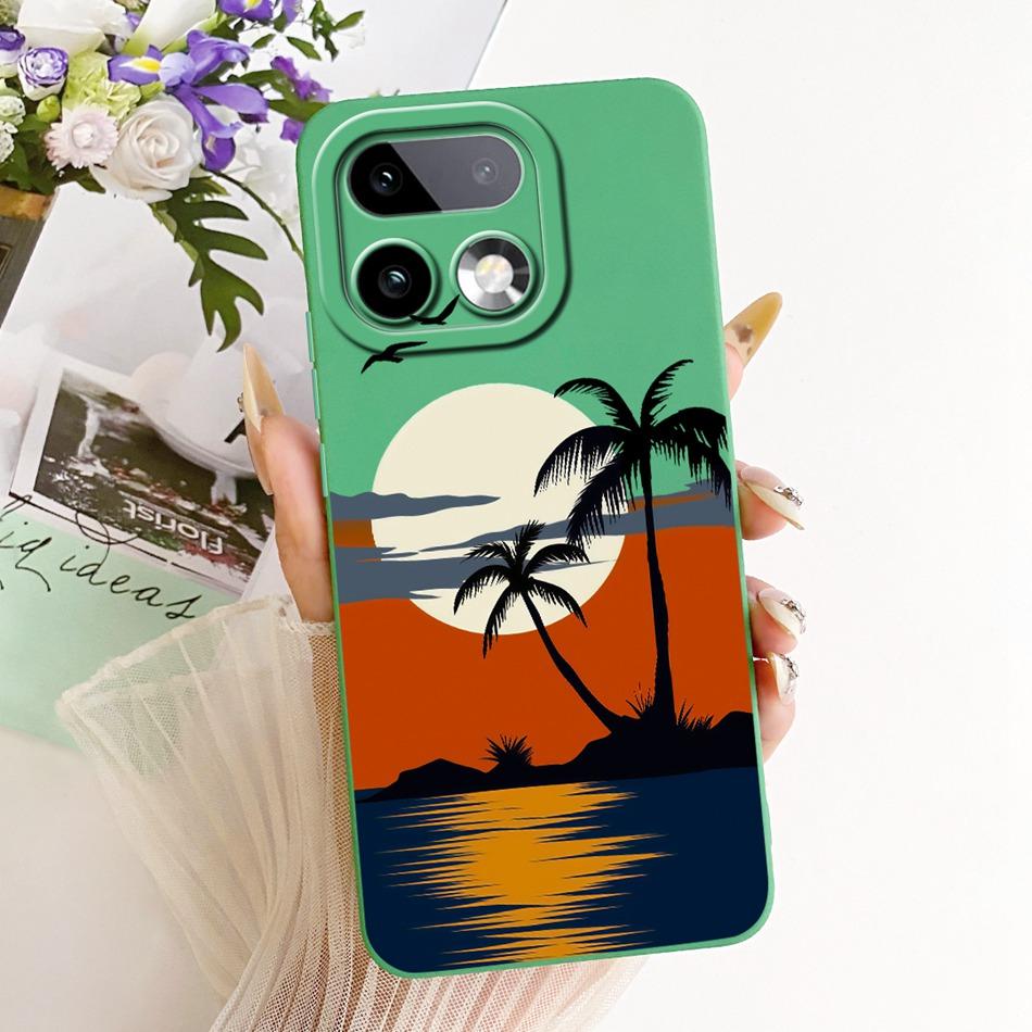 Dla Realme 16 Pro+ 16Pro 2026 Modne Etui Malowane Plaża o Zmierzchu na Telefon Dla Realme 16 Pro Plus 5G Miękkie Silikonowe Pokrowce Zderzaki