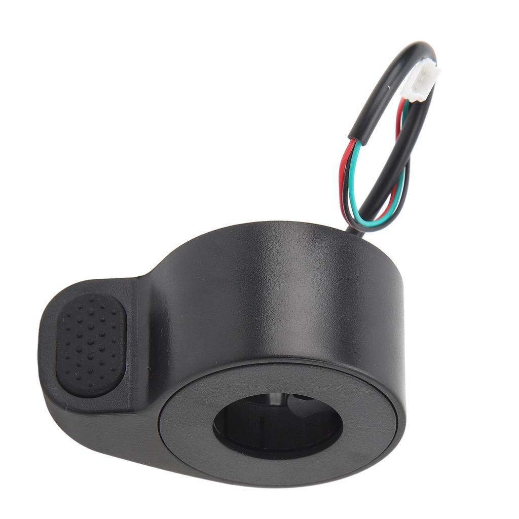 Manetka kciukowa do roweru elektrycznego, czarna, elastyczna, z wypukłymi paskami, akcelerator kciukowy palcowy do hulajnogi elektrycznej