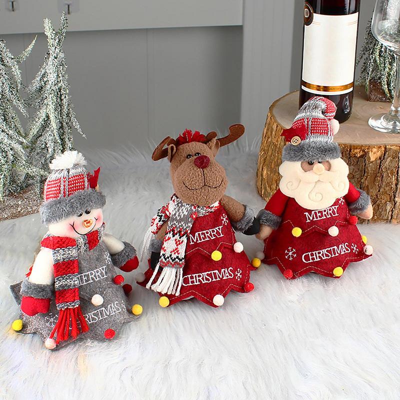 Christmas Candy Bags Cartoon Christmas Ornaments Bag Christmas Decorations Versatile Kids Goodie Bags Party Candy Bags for Candy