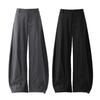 Trendy men's American deconstruction design feeling scimitar pants drape feeling wide-leg casual pants couple style versatile pants tide