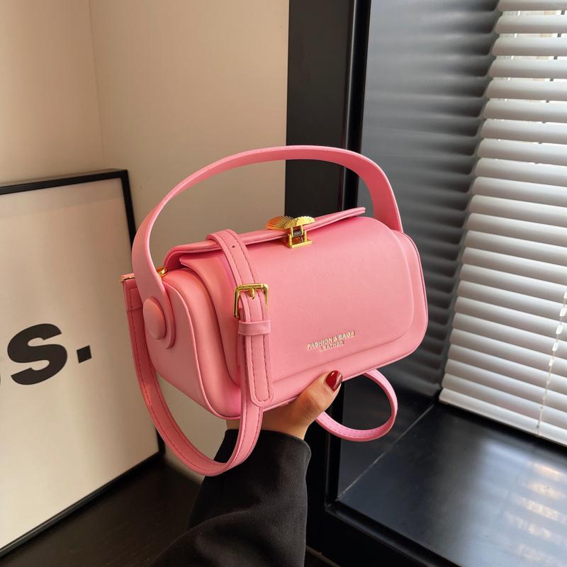 Bag women's new style niche fashion portable box bag shoulder crossbody small square bag