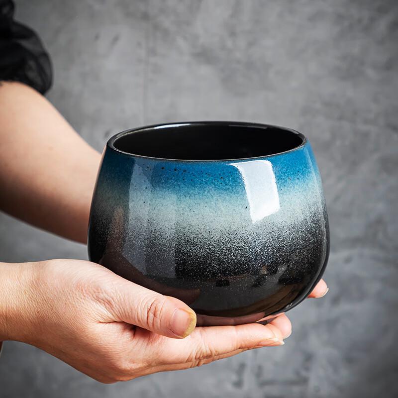 Chinese Ceramic Tea Wash & Dregs Basin