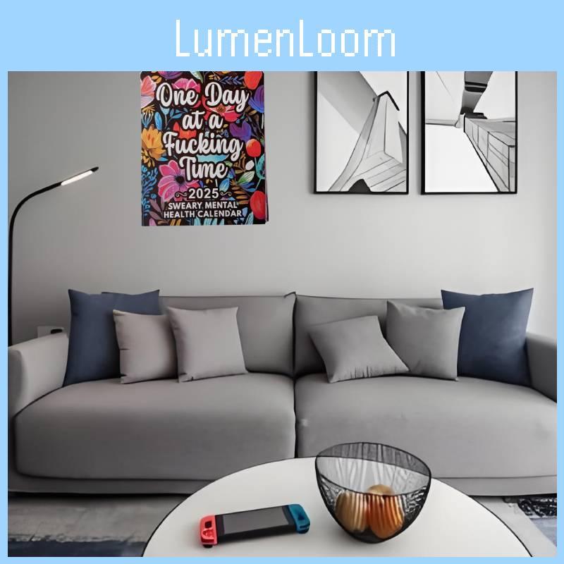 Mental 2025 Health Calendar 12 Months Spiral Wall Calendar Living Decor Room