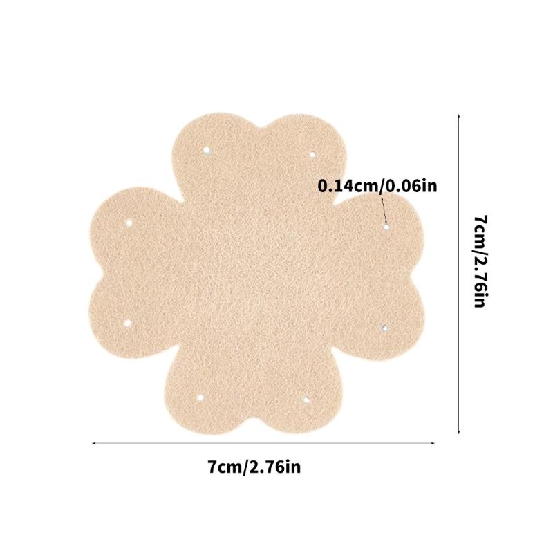 Pack of 10 Jewelry Display Organizers Felt Pads Travel Storage Pads Felt Texture for Earrings Necklaces and Bracelets