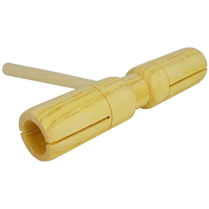 Woodblock (instrument de percussion) - A-Star T Bar - Jaune - Bois - Pour expérimenter les rythmes
