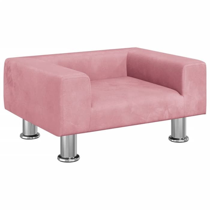 VidaXL Canapé pour enfants rose 50x40x26,5 cm velours, mini canapé, mini canapé-chaise, mini canapé pour enfants, canapé de 3196339