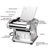 For Elektrische Nudel Knödel Wrapper Maker Maschine Pasta Nudel Maschine Kommerziellen Haushalt Edelstahl Nudel Presse