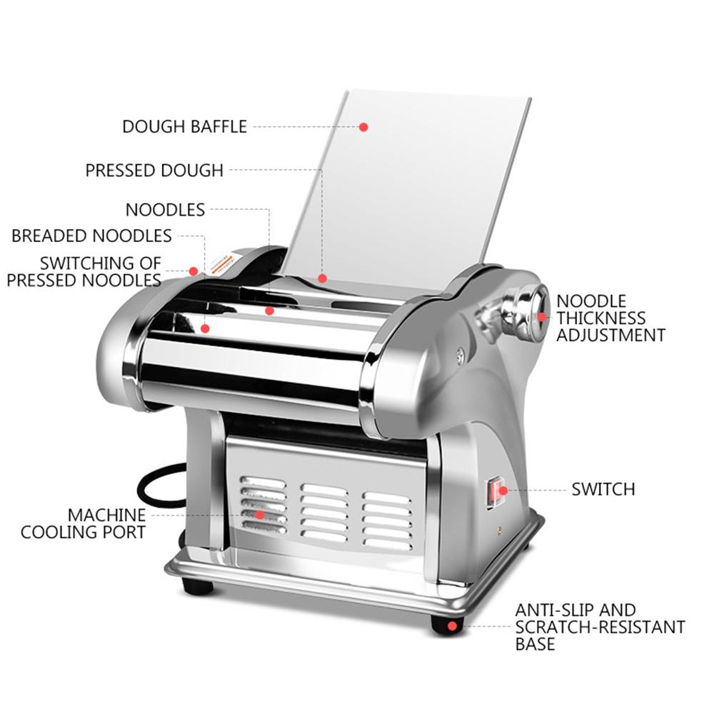 For Elektrische Nudel Knödel Wrapper Maker Maschine Pasta Nudel Maschine Kommerziellen Haushalt Edelstahl Nudel Presse
