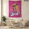 Totally Spies Pattern Home Decor Tapestry, Wall Hanging, Decorative RV Wall Cloth.SGT0917498