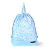 COLORFUL CANDY STYLE Large Drawstring Gym Clothes Bag Name with Handle and Moonlight Butterfly for NL601300 (with Tag), Gusset, Water-Repellent,