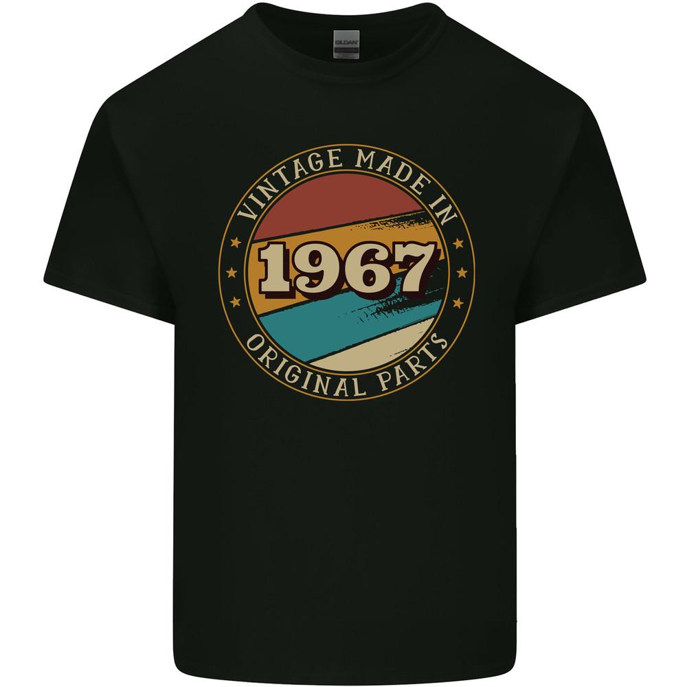 

58th Birthday Vintage Made In 1967 Mens Light Cotton T-Shirt M