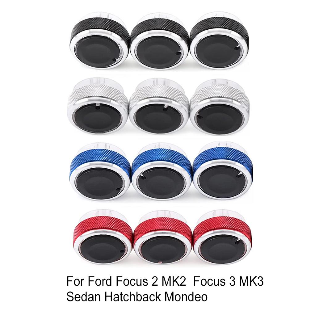 3 Pieces Air Conditioning Knob Stylish Professional Heat Control Switch