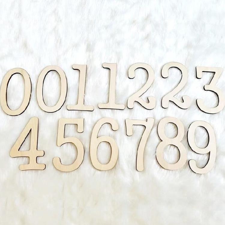 Personalizing Nursery Decors Wood Milestones Number Word Photography Props Baby Growth Trackers Safe Nontoxic Design