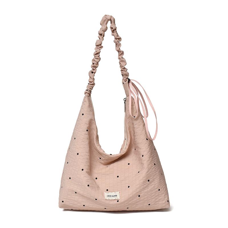 Sommer Neu Stilvoll Reißverschluss Design Cool Schultertaschen für Damen Kreativ Gepunktet Super Meeresurlaub Crossbody Taschen