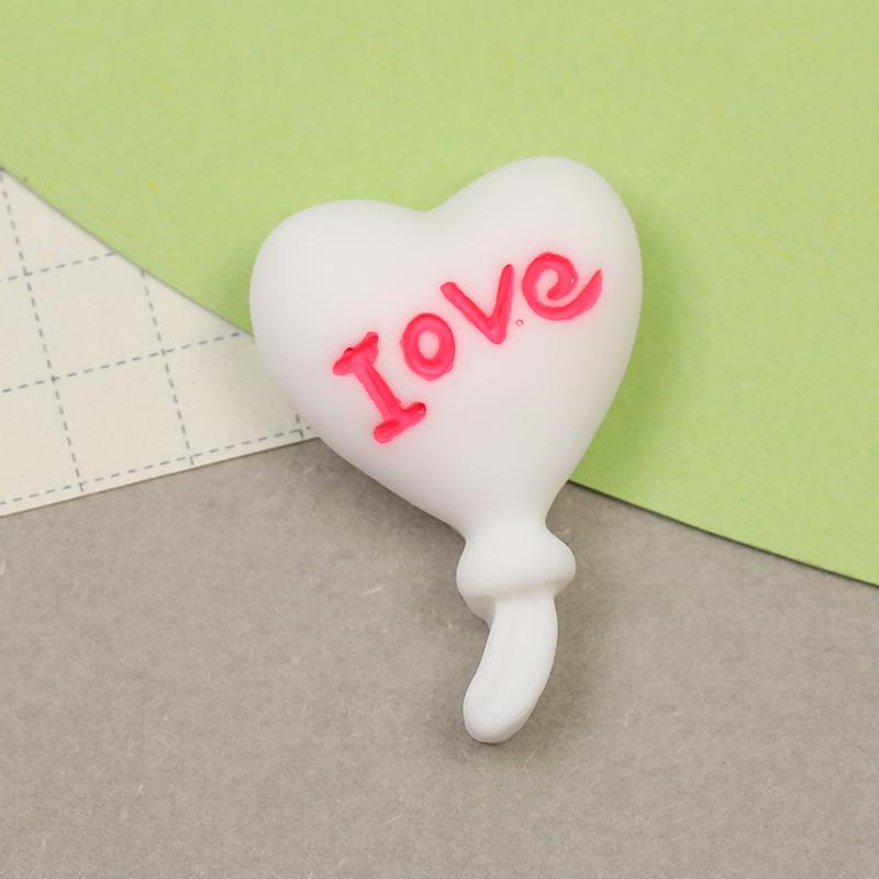 Heart-Shaped Colorful Balloon Charms: DIY Phone Case, Hair Clips, Crocs, Car & Cup Decor