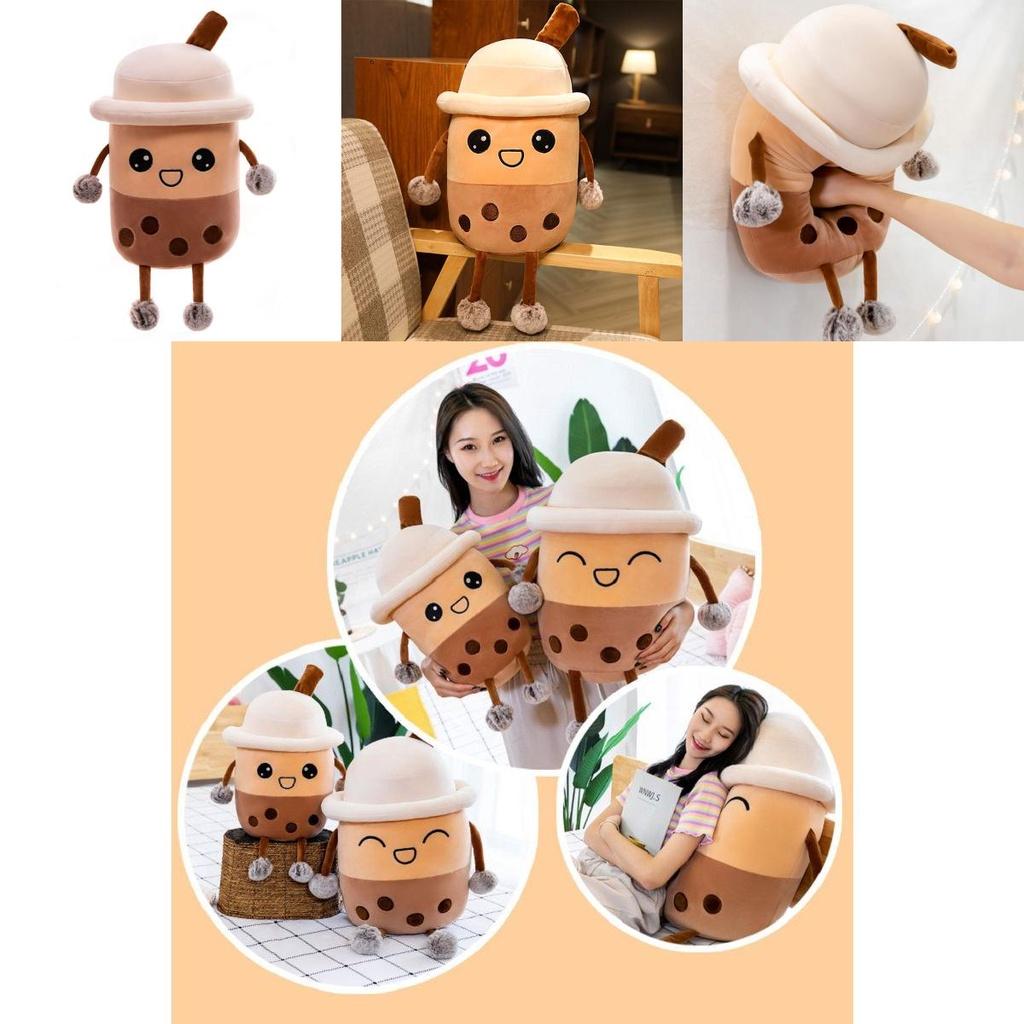 Entzücklicher Bubble Tea Boba Becher Weiche Milch Tee Kissen Plüschtier Für Kinder Und Erwachsene