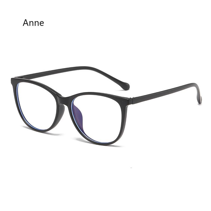 Korean Fashion Anti Blue Light Glasses Square Gradient Blue Frame Vintage Men Women Simple Design Eye Protection Eyewear