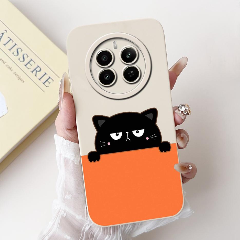 For Realme 12 Pro Plus Case RMX3840 Luxury Candy Painted Cover Soft TPU Phone Case For Realme 12 Plus Realme12 Pro + Fundas Capa