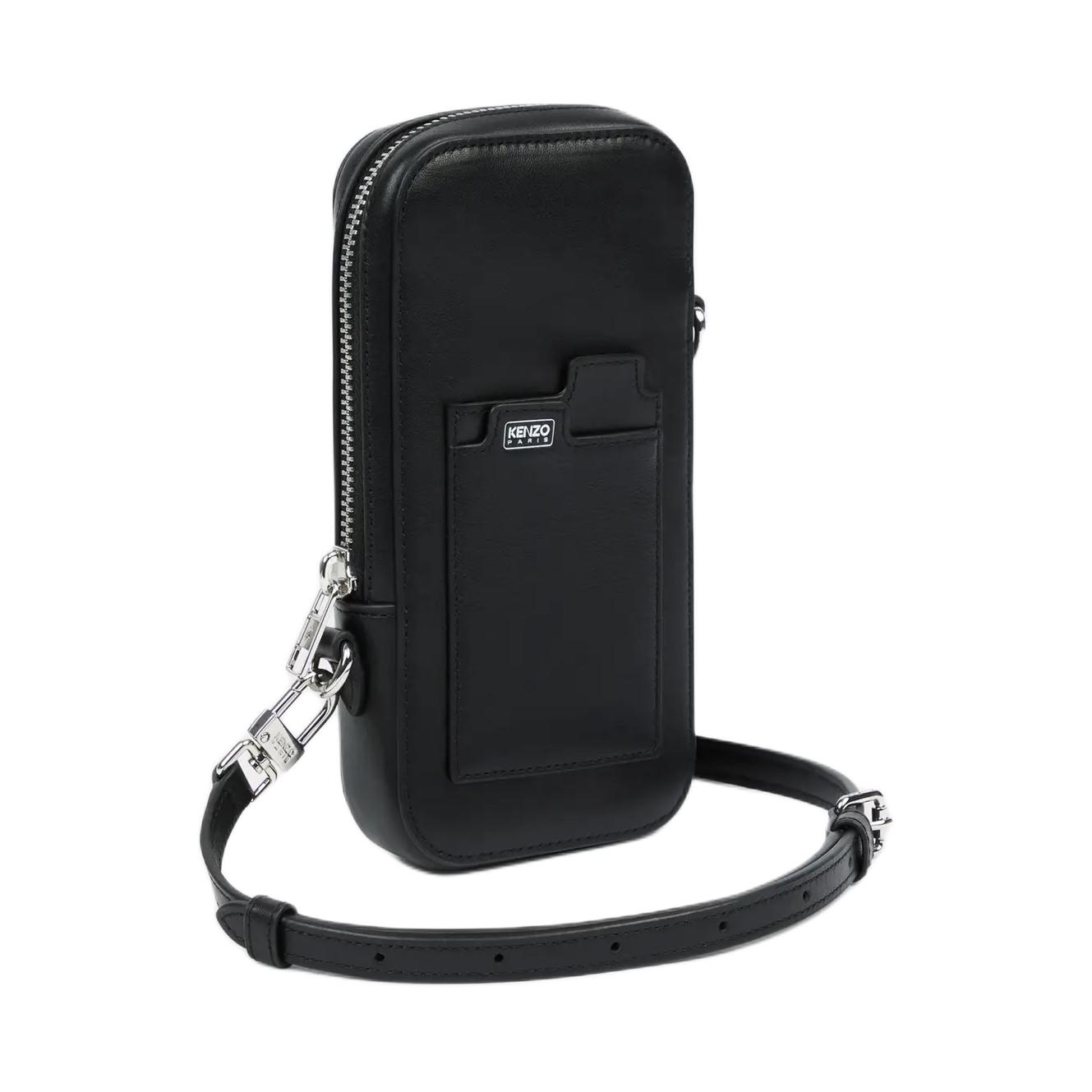 

Kenzo Paris Logo Casual Fashion Leather Wallet Men wallet Black FF68PM808L4099 Basic Set (Bag+Dust Bag)