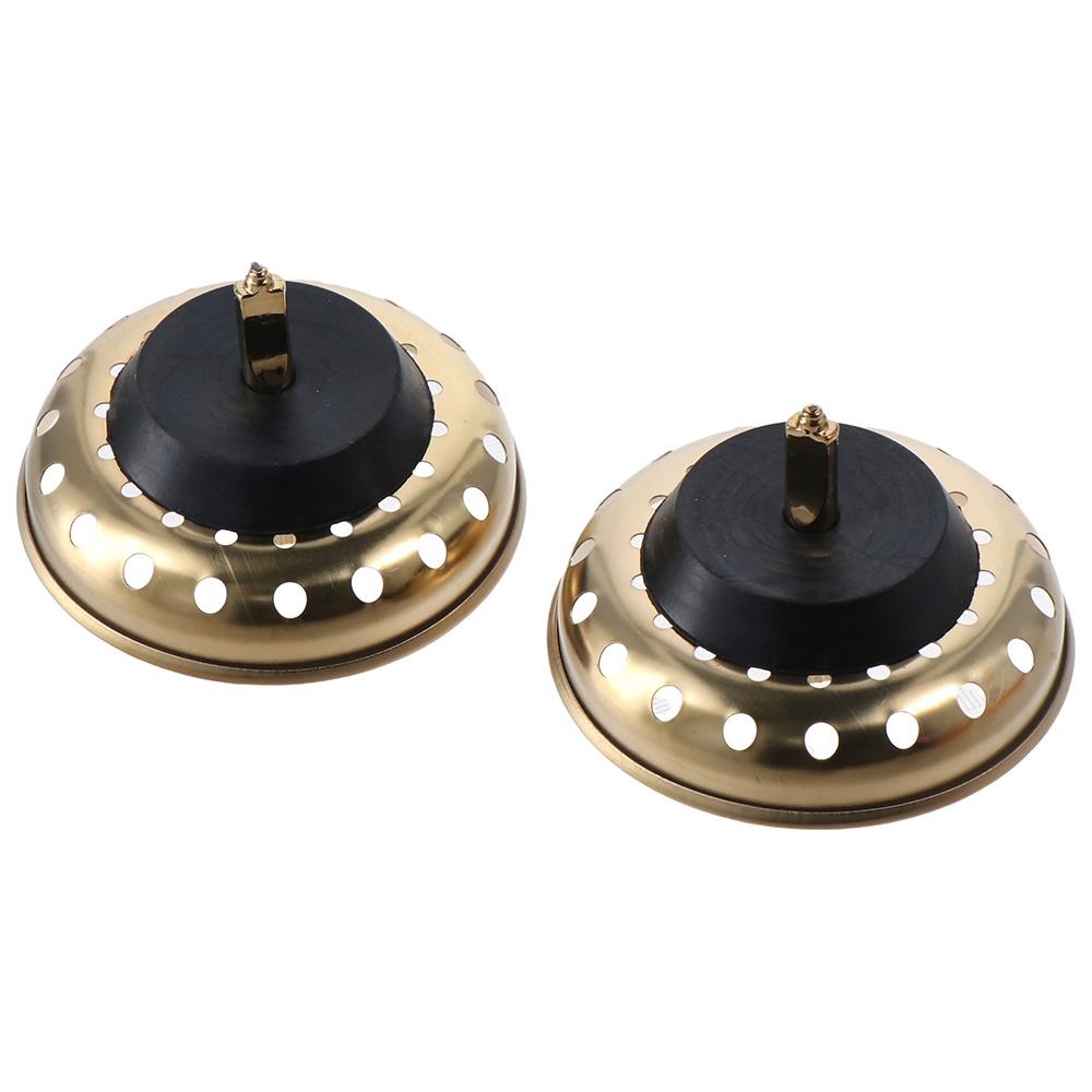 2 Pcs Advanced Sink Kitchen Strainer Filter Sink Stopper Stainless Steel