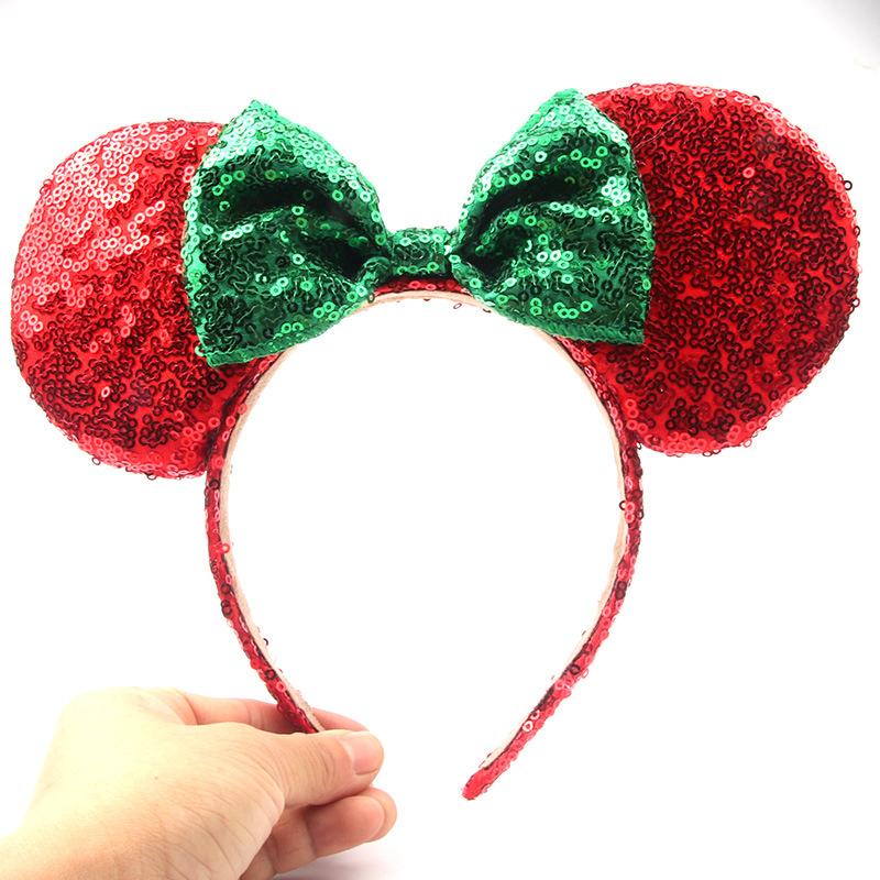 Sparkling Bow Headband for Adults and Children for Princess Photo Shoots and Amusement Park Hair Accessories