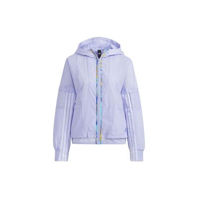 Str W Wb Light Casual Sports Hooded Jacket Women Jacket Light-Purple H09742