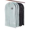 Suit Dust Cover Black Non Woven Fabrics Small Size Hanging Garment Bag for Travel Home