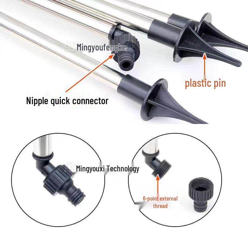 360° Automatischer Rotierender Stativ-Rasensprenger für Garten- und Rasenbewässerung