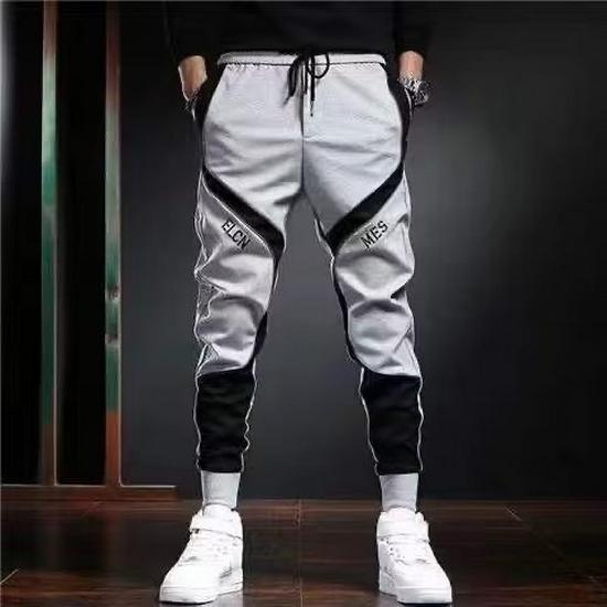 Men's Trendy Loose Sports Overalls - Summer Stitching Leggings & Casual Trousers