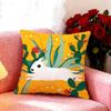 Fun Cartoon Bull Terrier Series Cushion Cover Premium Soft Pillowcase SkinFriendly  MultiPurpose for Home Office Travel