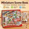 Layered Scene 3D Scenery Stickers Store Theme Stacking Sticker Book  Journaling