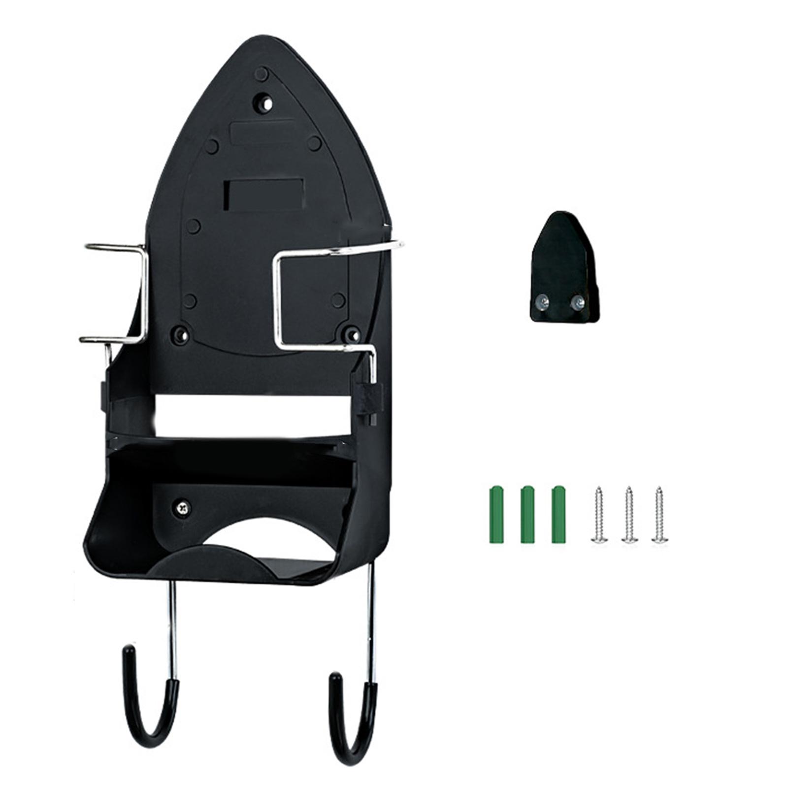 

Прочный железный держатель-органайзер с крючками для эффективного хранения дома и экономии места B