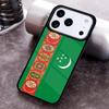 Turkmenistan Flag Soft Phone Case For iPhone 17,16e,15,14,13,12,11,Mini,Pro,MAX Soft Silicone Cover