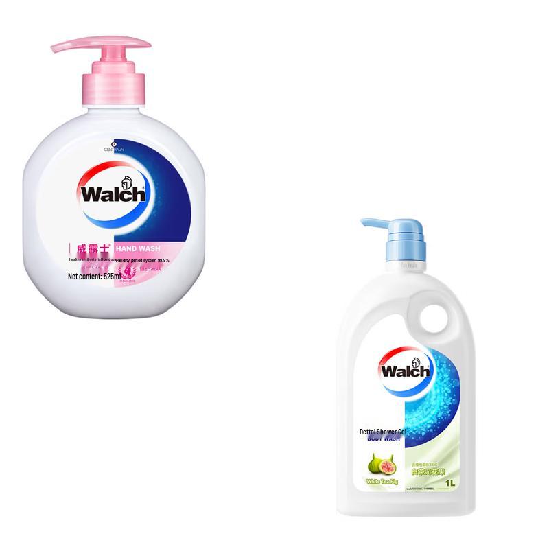 

Walch White Tea & Fig Shower Gel & Moisturizing Hand Soap Set