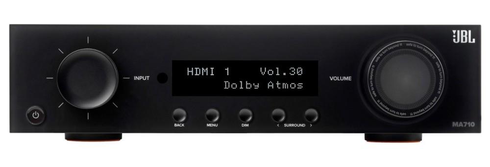 JBL MA710 SÍŤOVÝ 7.2 KANÁLOVÝ AV RECEIVER DOMÁCÍHO KINA 110 W 8K Wi-Fi Bluetooth Dolby Atmos, JBL by HARMAN