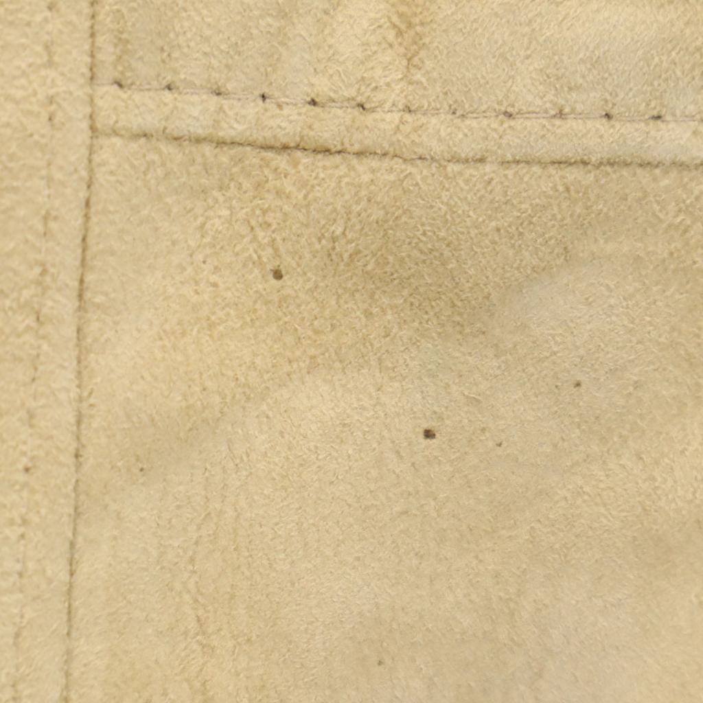 Reed Sportswear 70s Vintage Leather Jacket Beige Men's Used